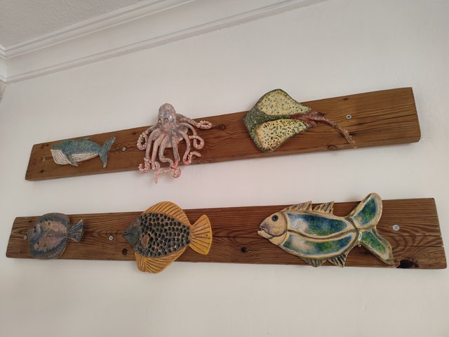 Tres peces de fondo