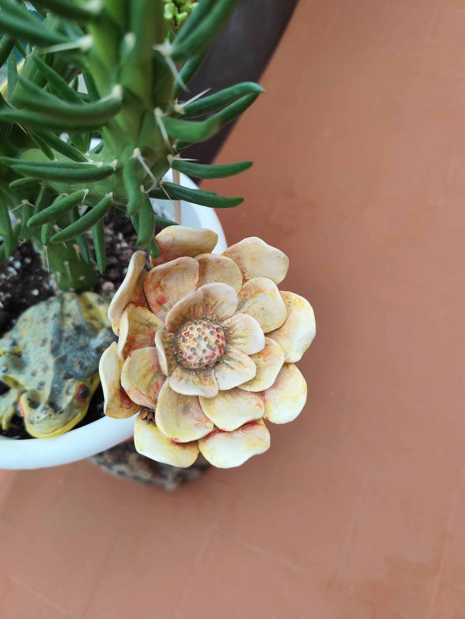 Flor de roseta — vista 1