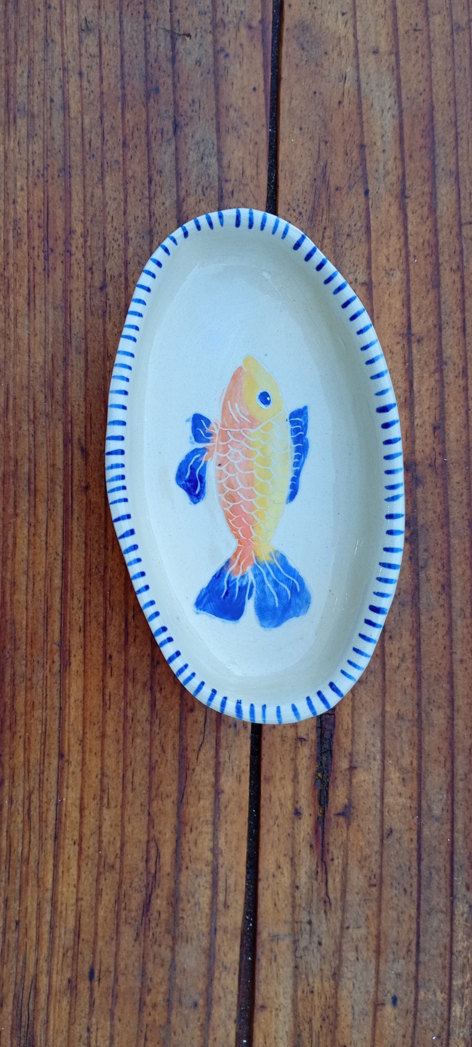 Vajilla cola de Abanico — vista 3